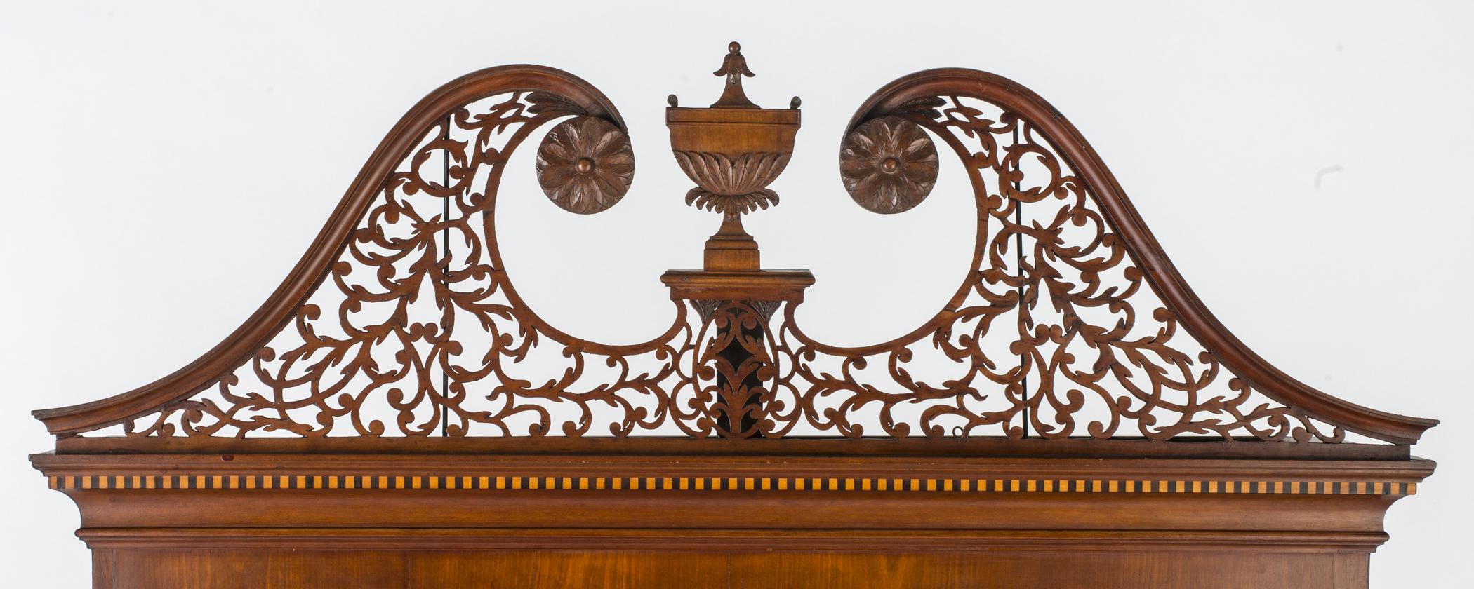 1957.0885 Desk and bookcase, detail 1
