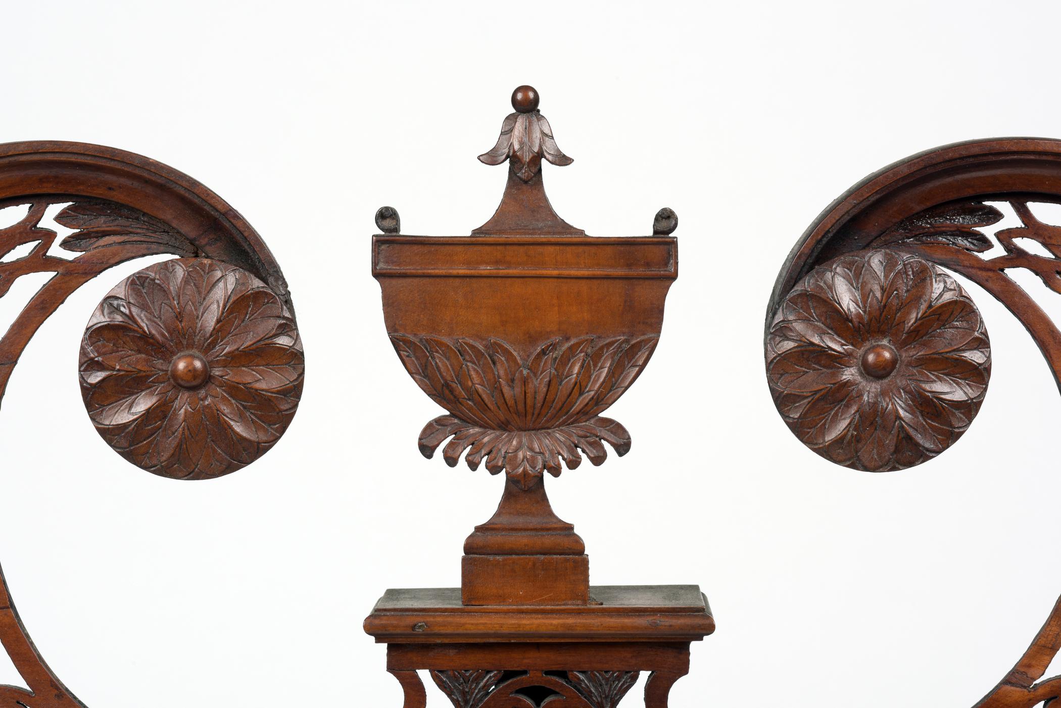 1957.0885 Desk and bookcase, detail 12