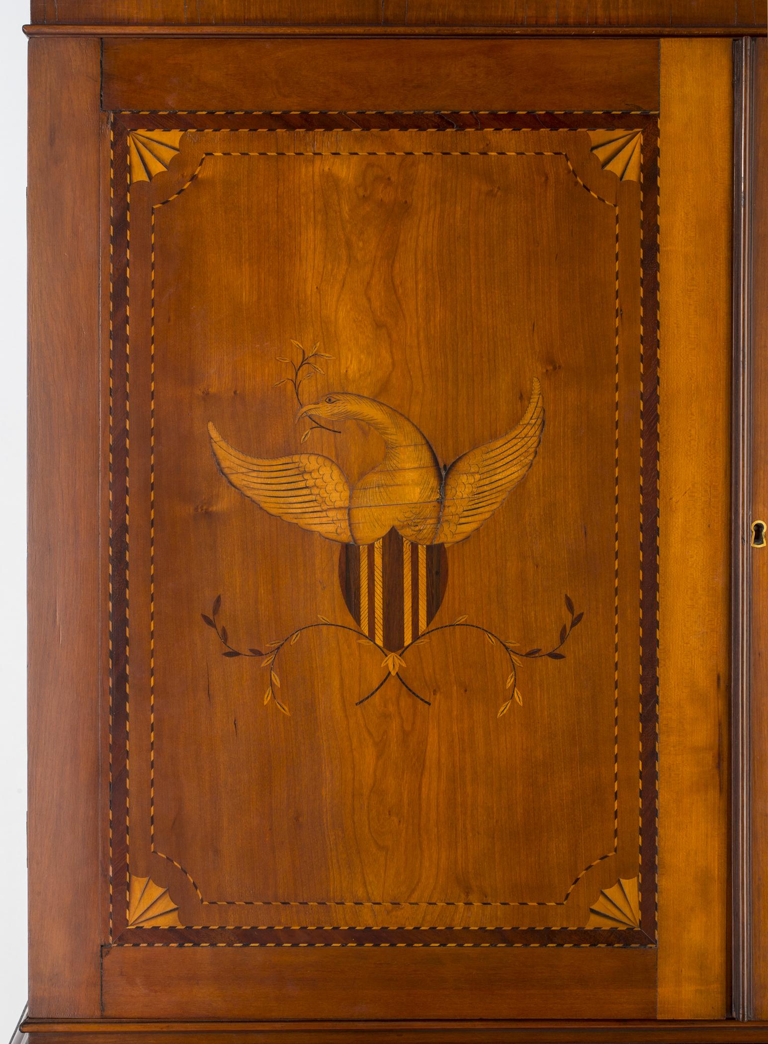 1957.0885 Desk and bookcase, detail 3