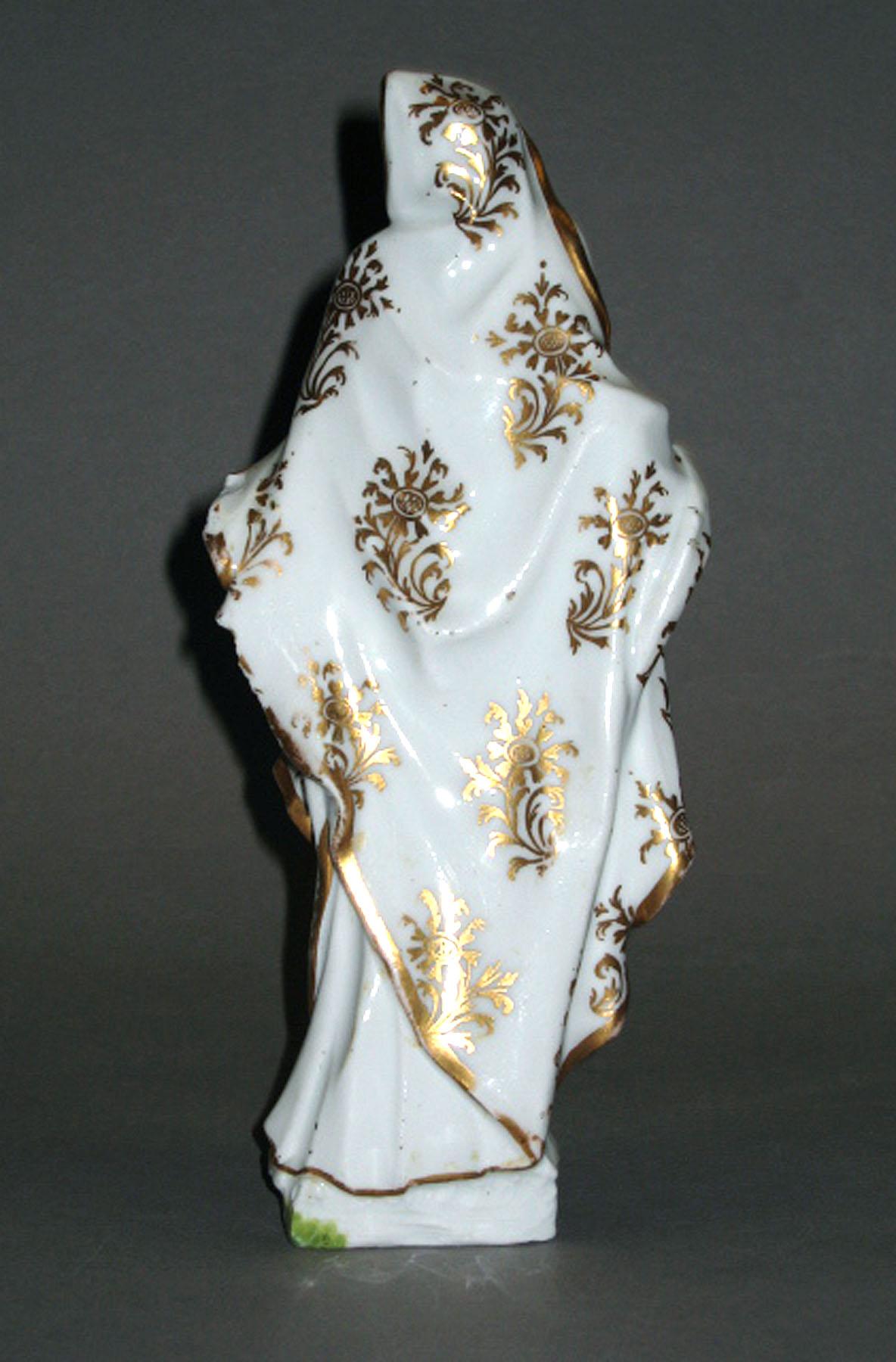 1972.0340 Meissen porcelain figure (reverse)