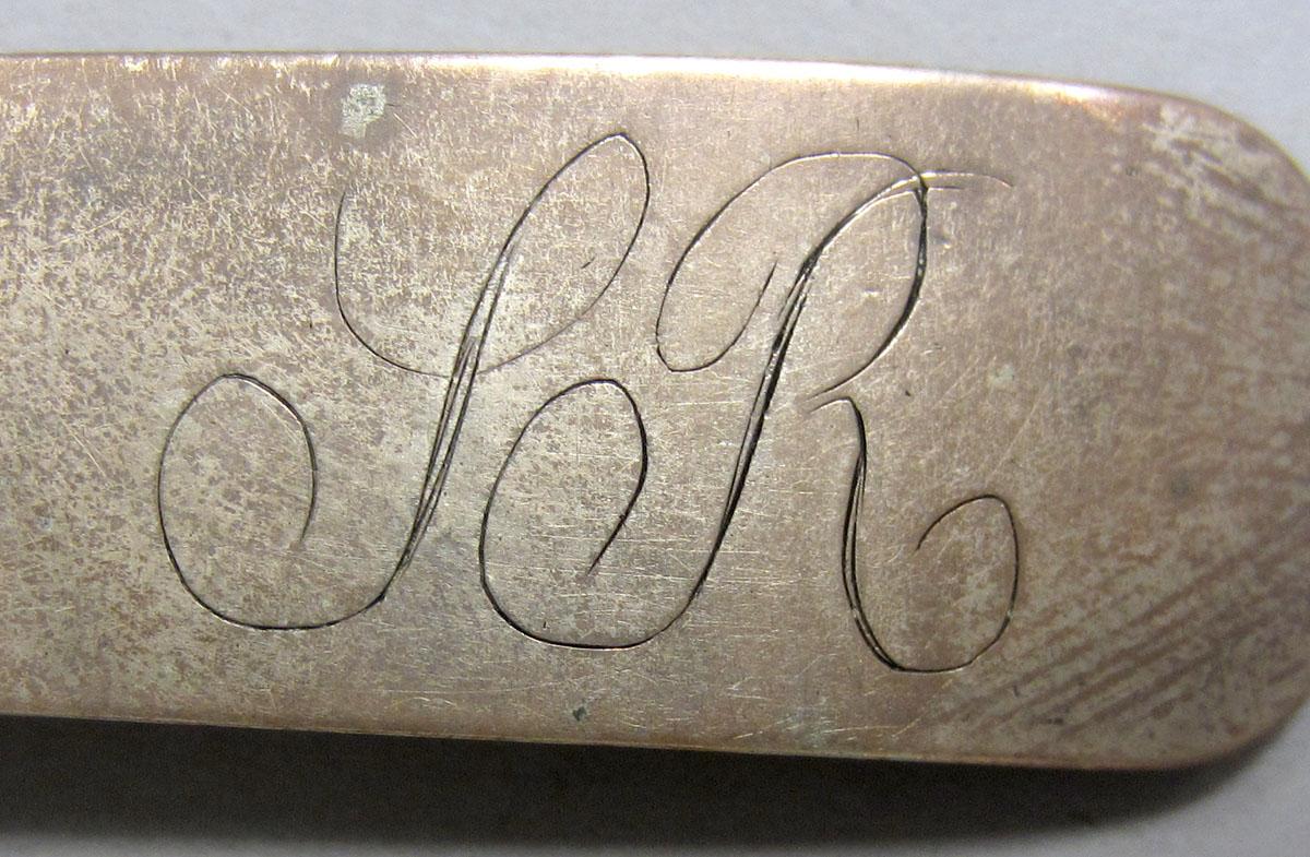 1972.0361 Teaspoon engraving