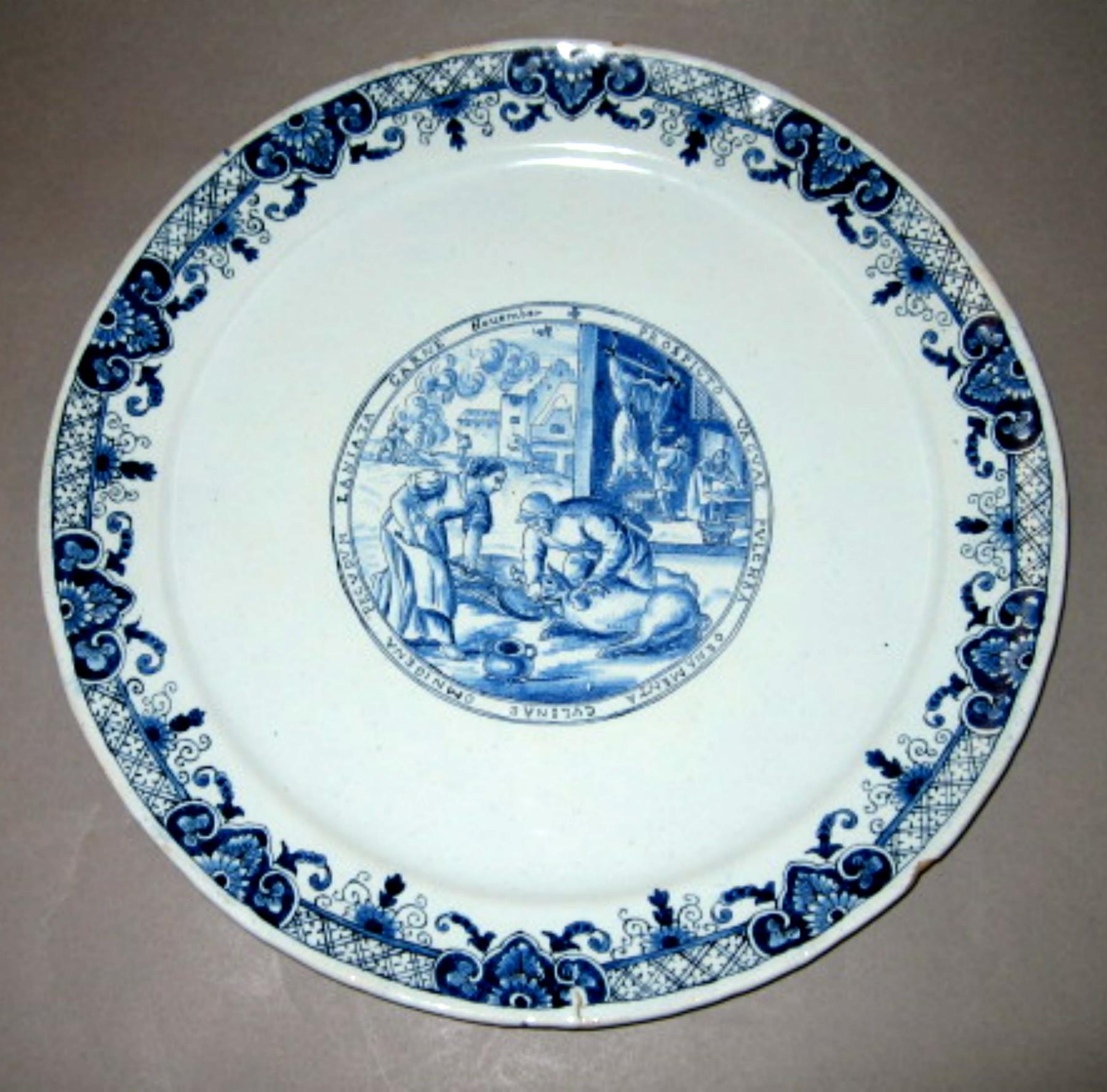 1972.0374 Tin-glazed earthenware plate