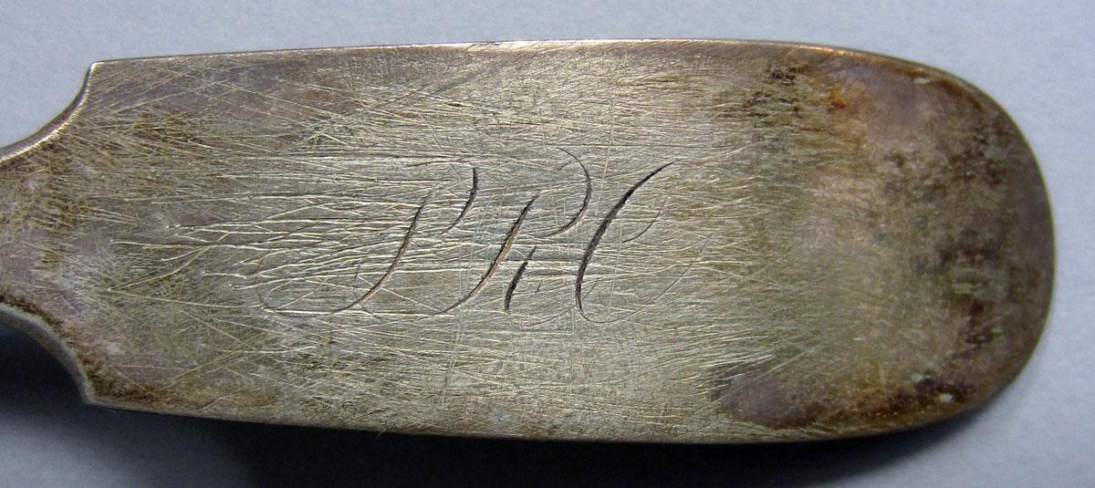1972.0391 Sauce ladle engraving