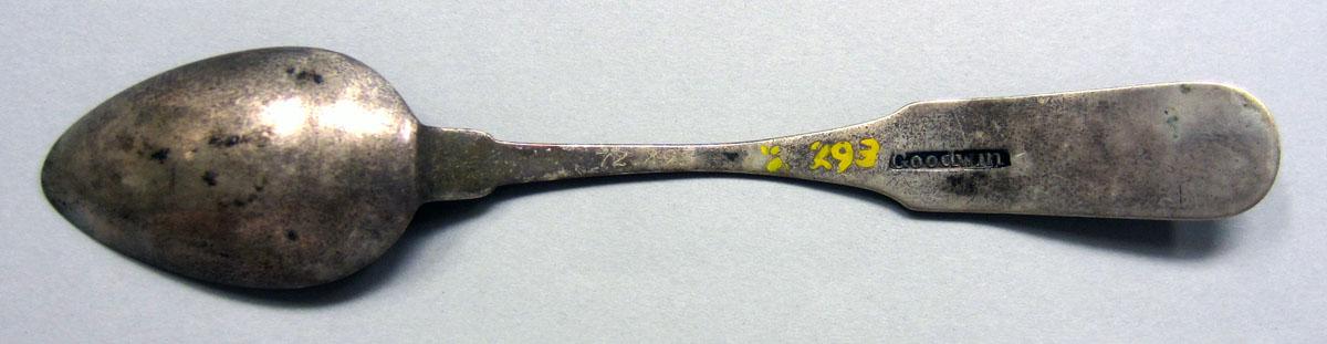 1972.0393 Teaspoon underside
