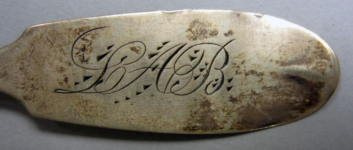1972.0394 Teaspoon engraving