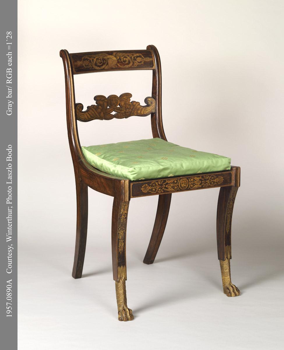 1957.0890 Side chair and 1984.0626 cushion