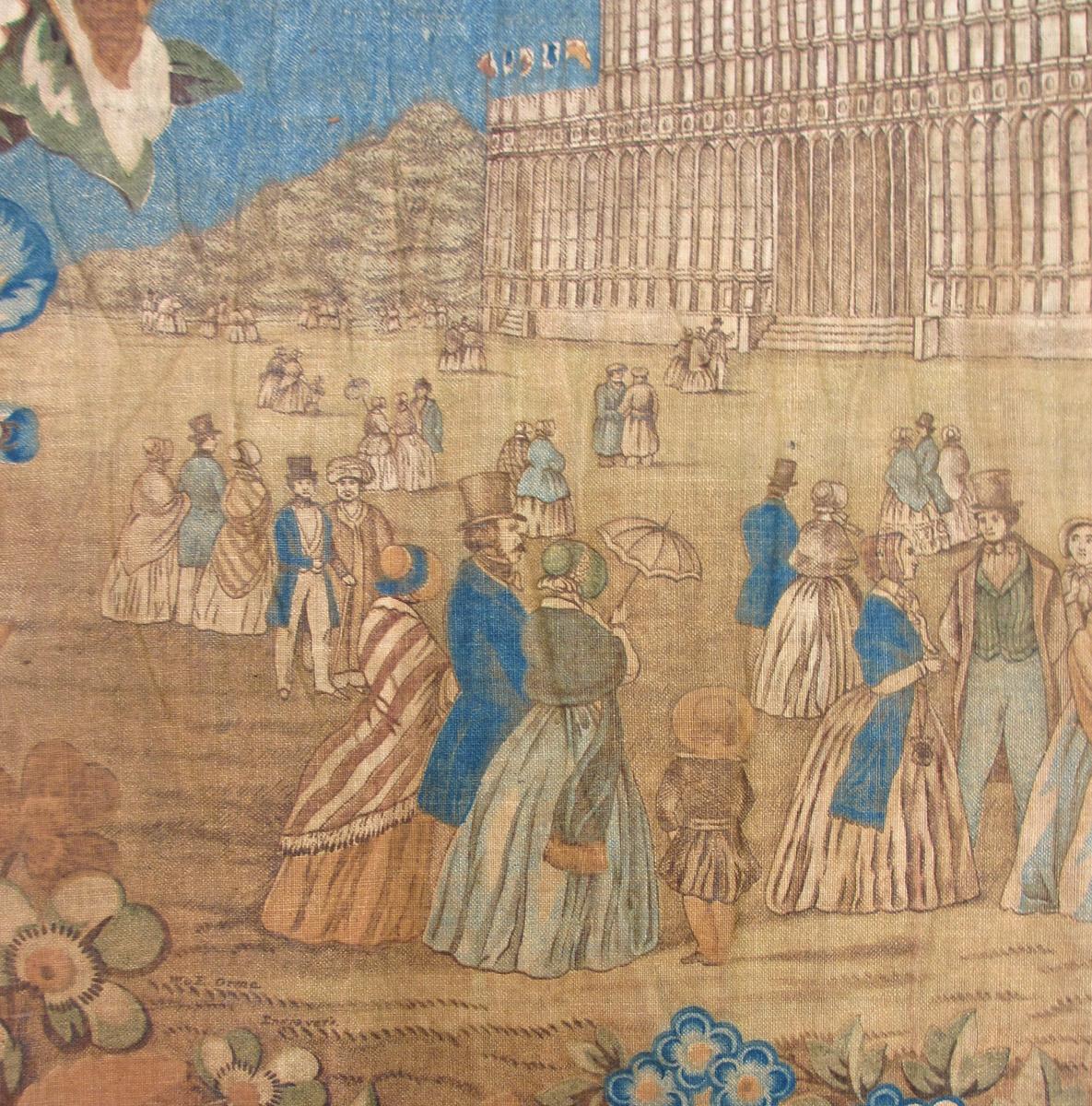 1972.0420 textile, printed detail 3