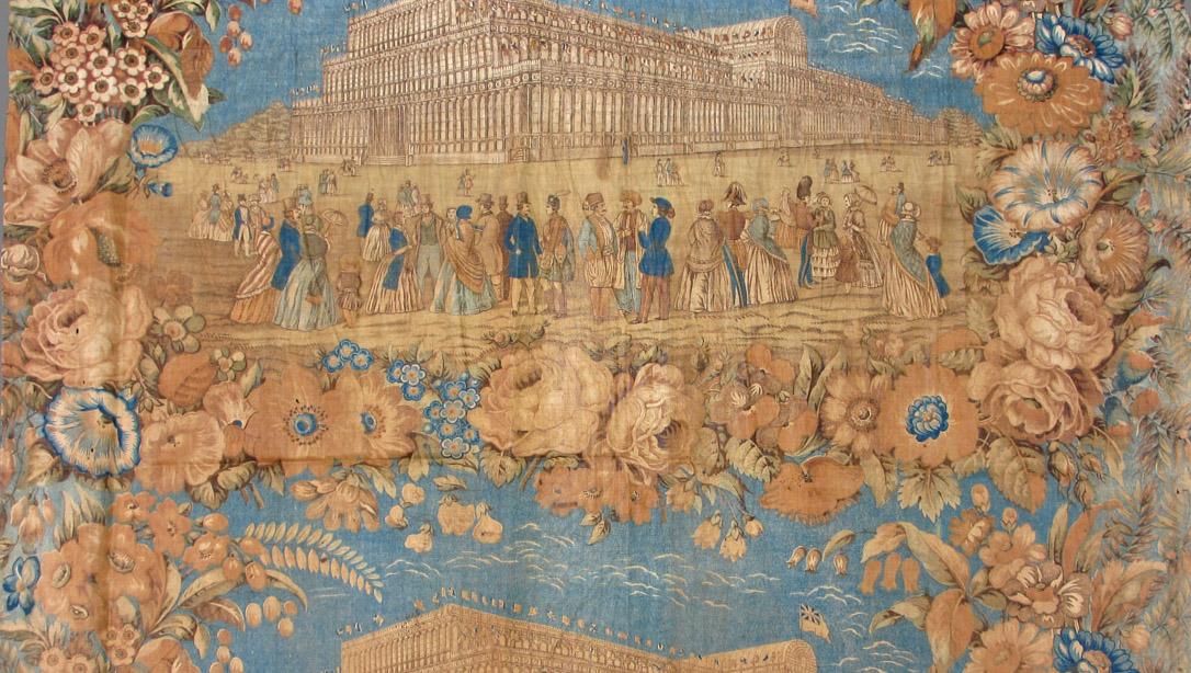 1972.0420 textile, printed repeat