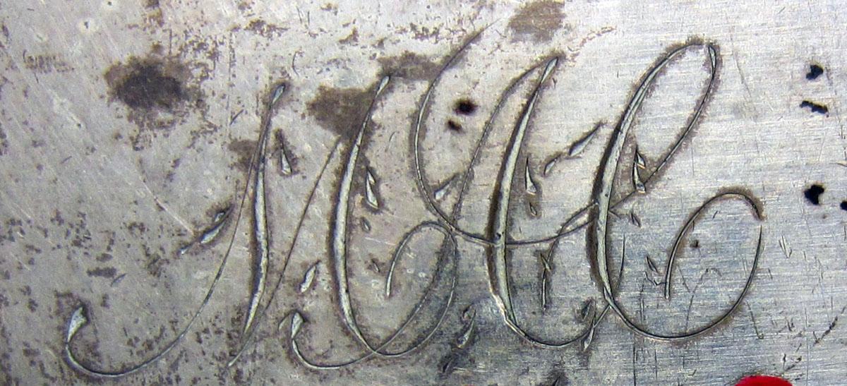 1972.0426.002 Butter knife engraving