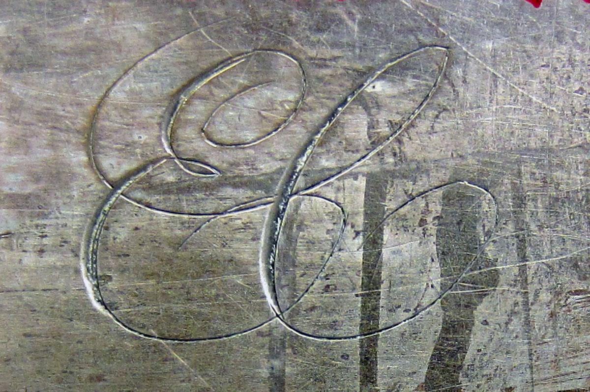 1972.0427.002 Butter knife engraving