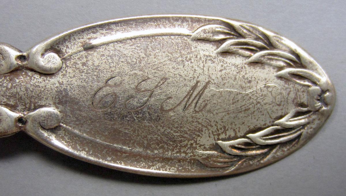 1972.0444 Teaspoon engraving upper surface