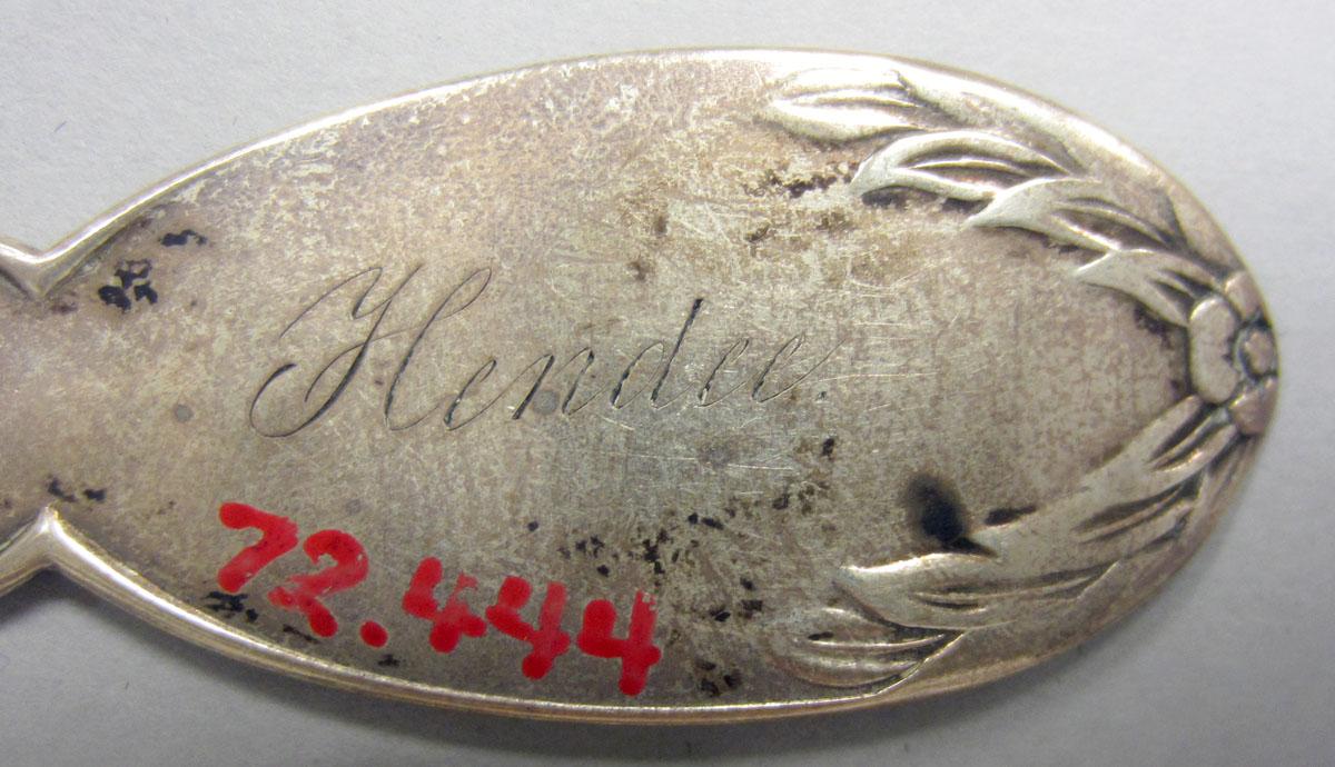 1972.0444 Teaspoon engraving underside