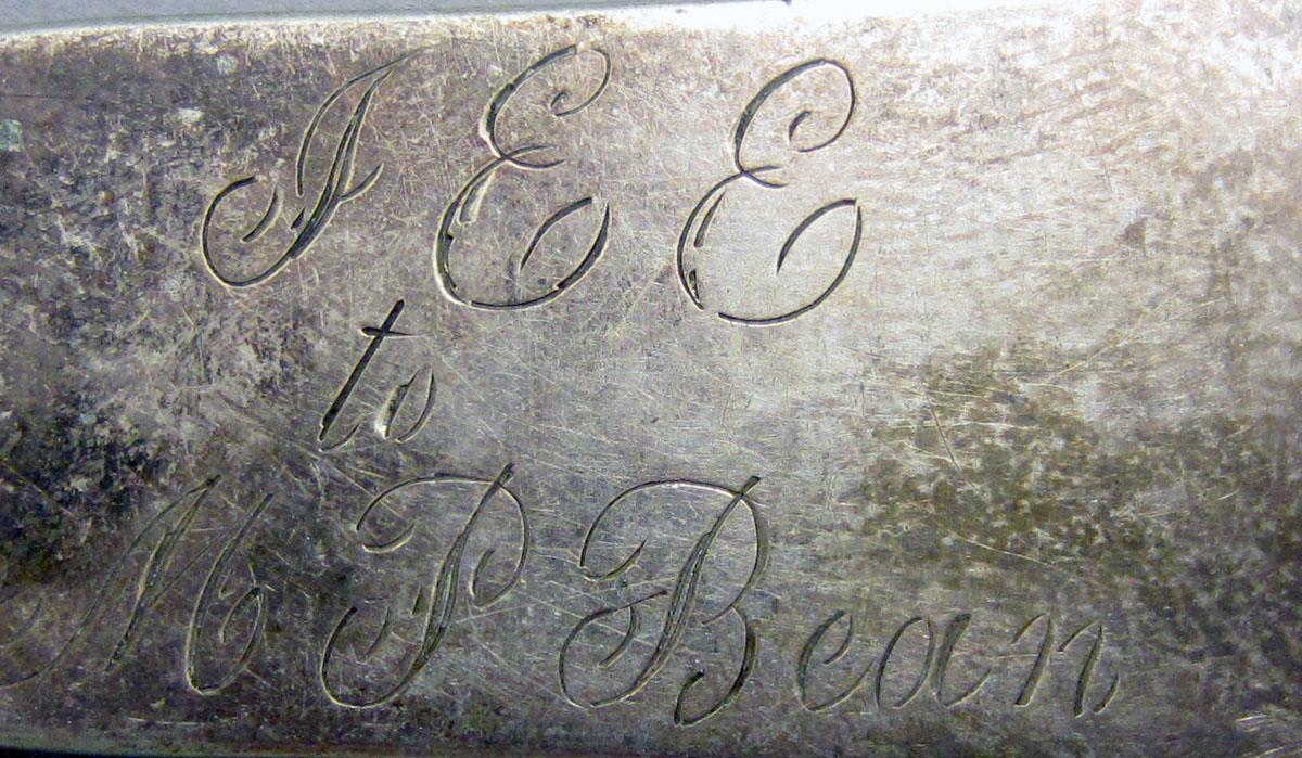 1972.0460 Tablespoon engraving
