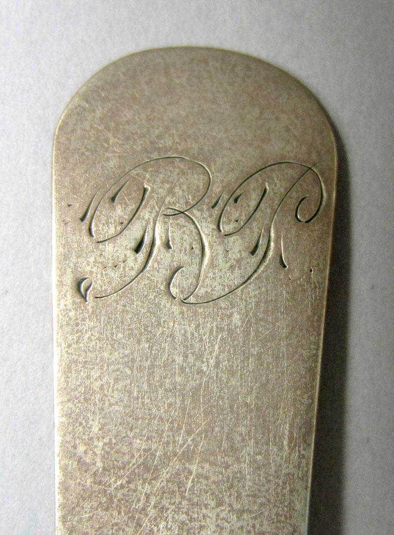 1972.0463 Salt spoon engraving