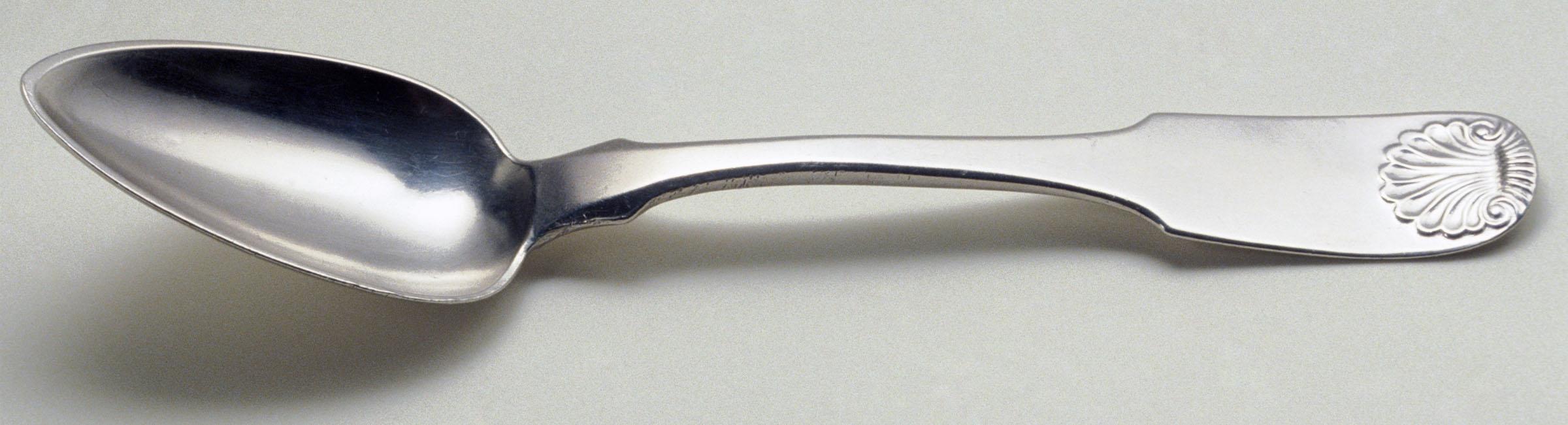 1972.0467 Spoon, Dessert Spoon, view 1
