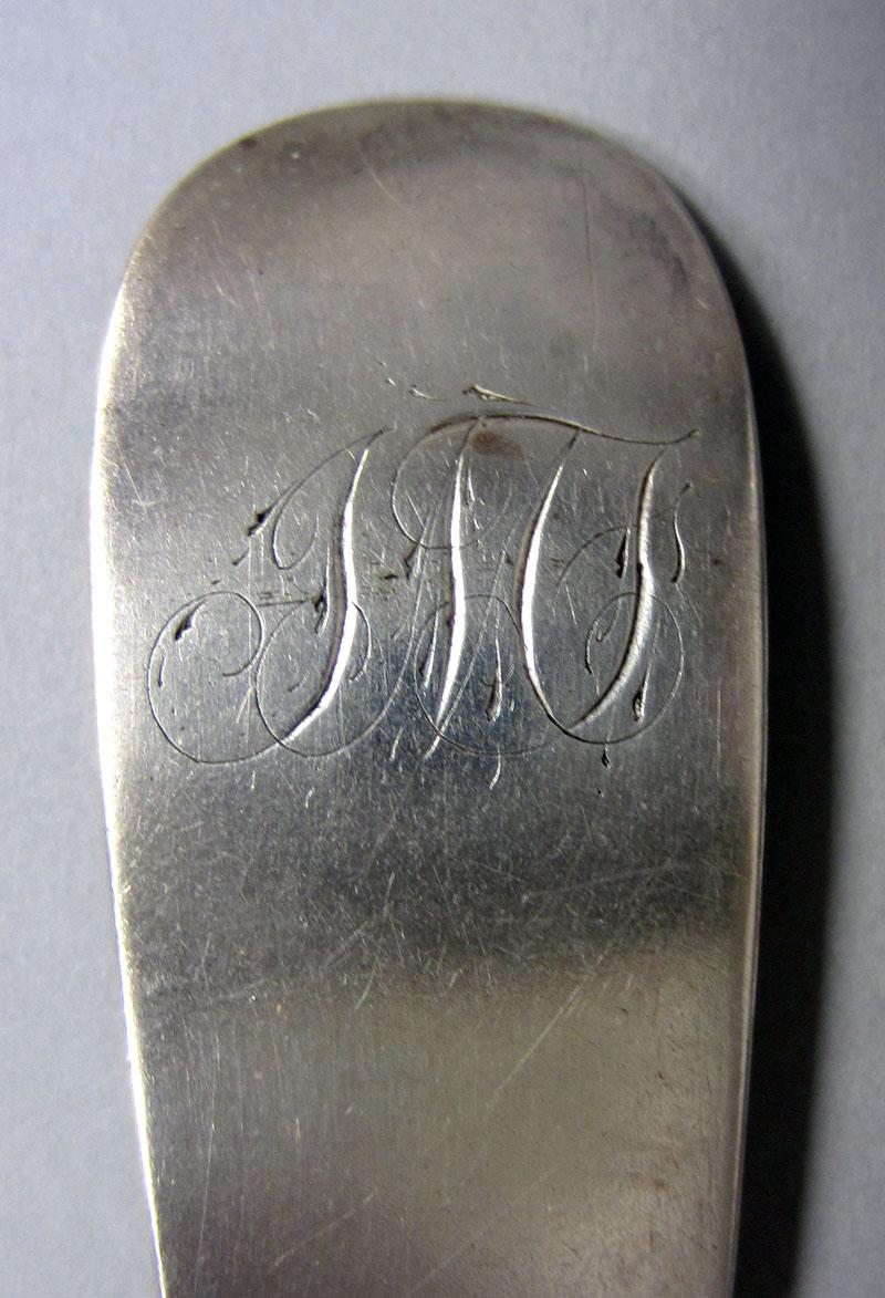 1972.0467 Dessert spoon engraving