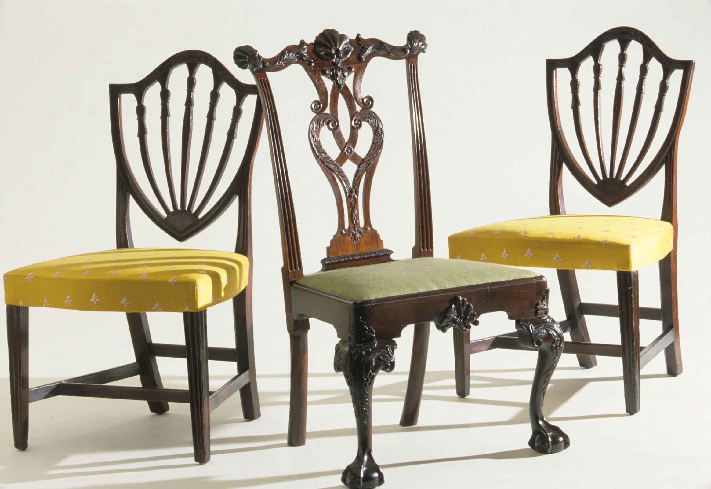 1957.0906 (2) Chairs, 1958.2262 Chair