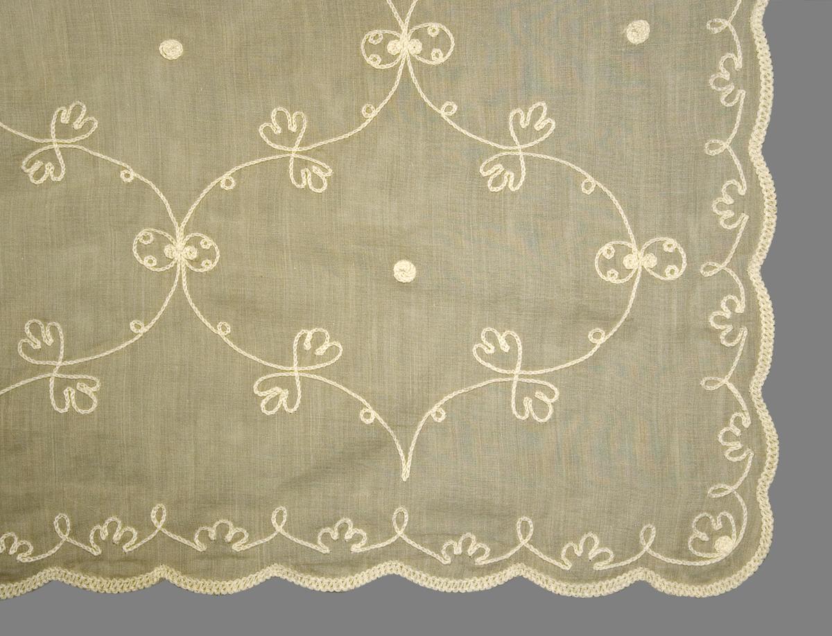 1972.0500.002 Window Hanging, Curtain, Edge Detail