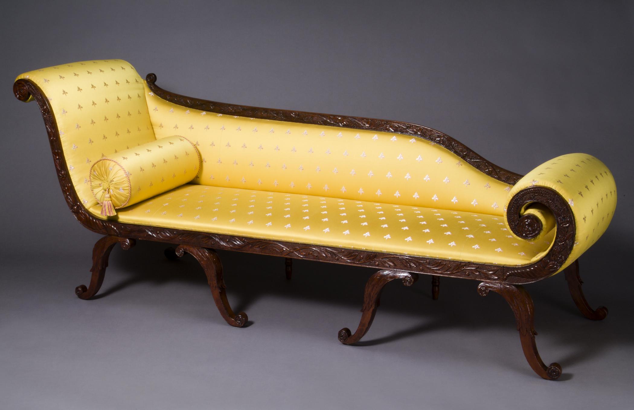 1957.0912 Couch, R2009.5010 A Bolster, view 1