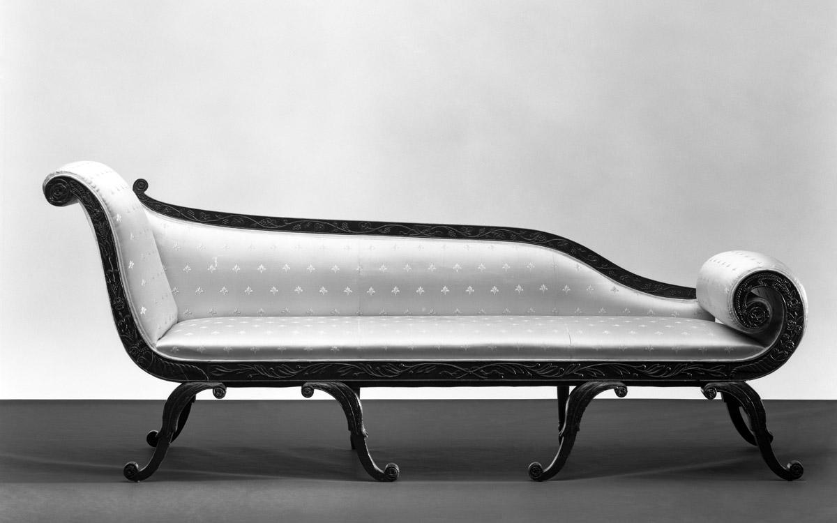 1957.0912 Couch, Grecian Couch (bw, no pillow)