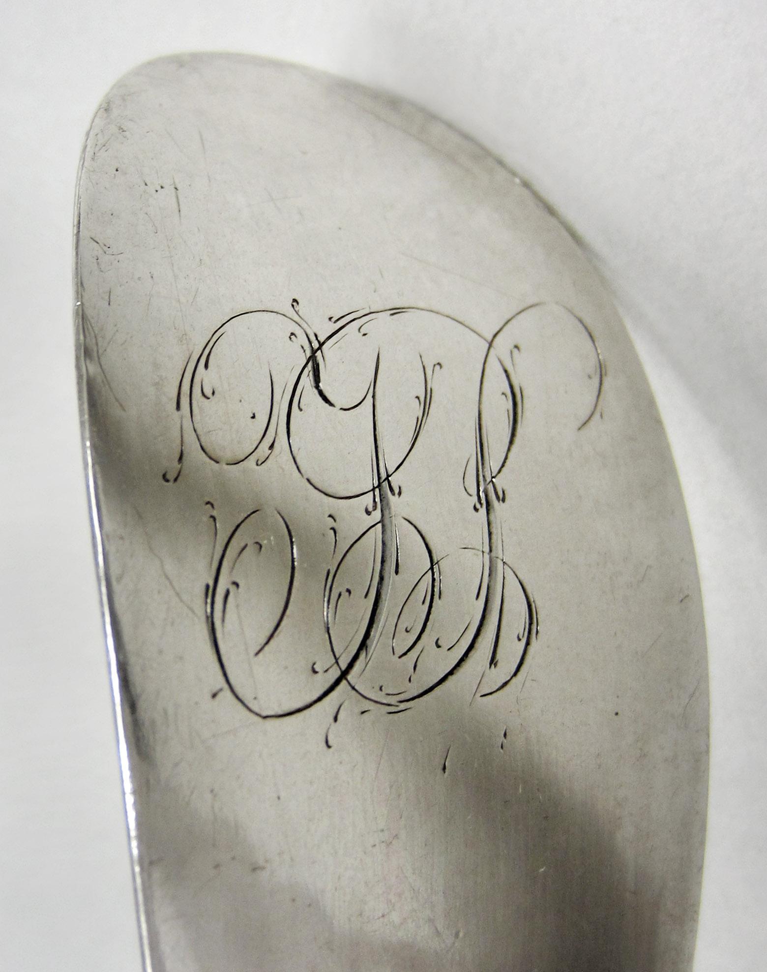 1973.0001 Ladle, engraving
