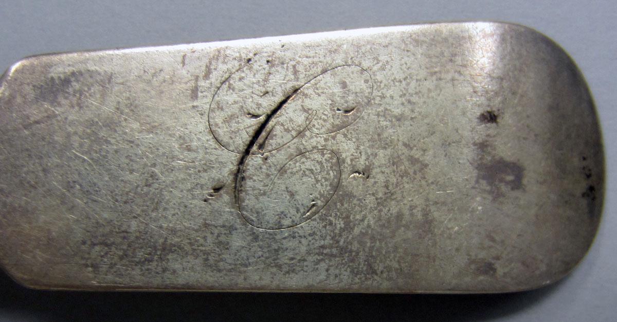 1973.0009 Spoon engraving
