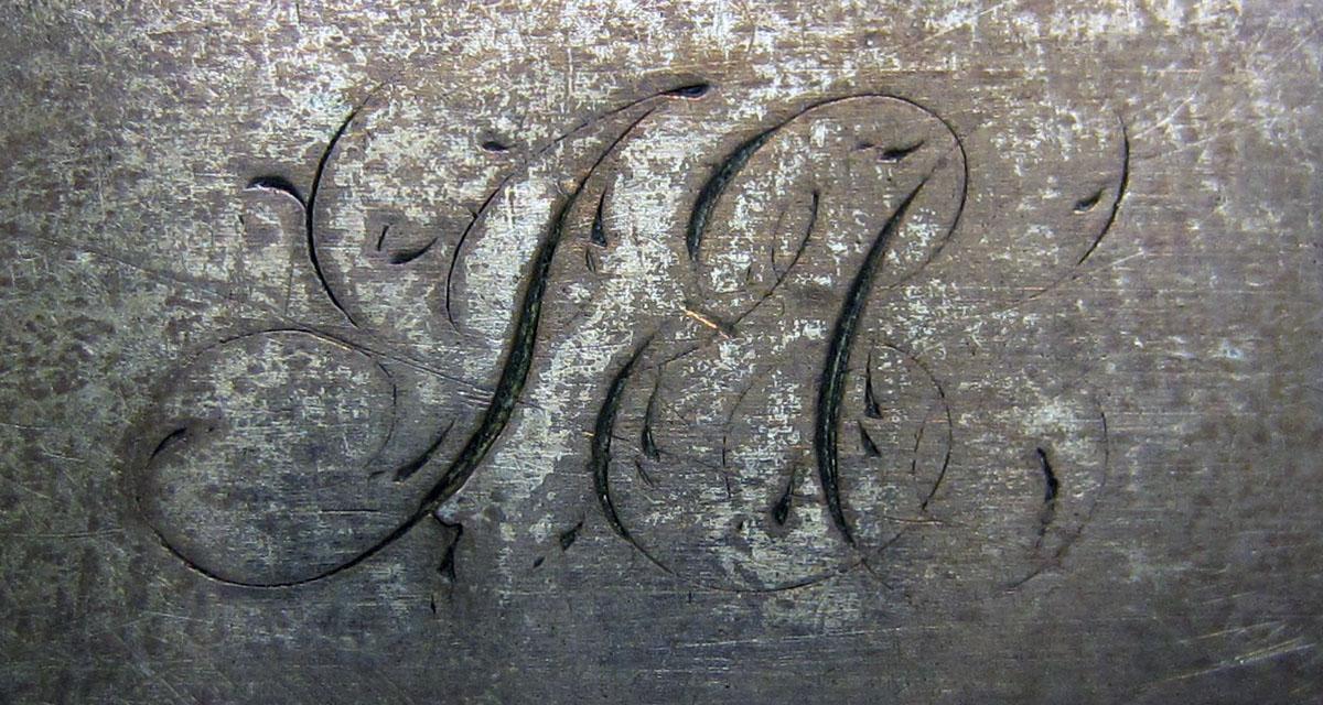 1973.0011 Teapoon engraving