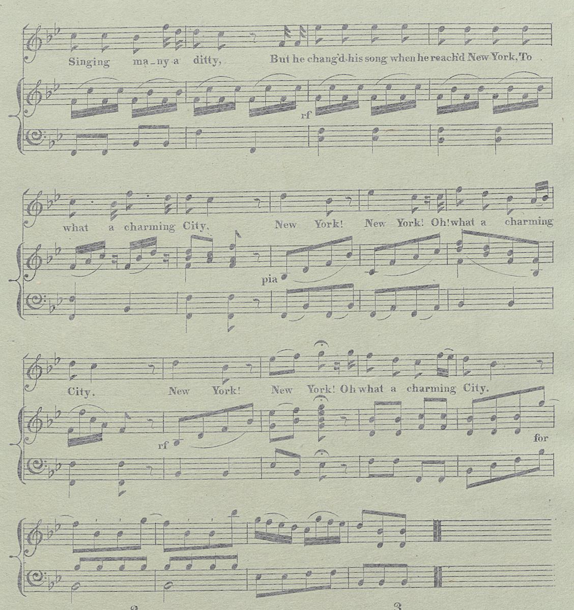 1973.0022 Sheet Music Page 2, Detail