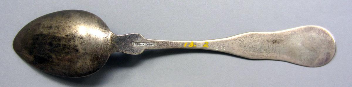 1973.0032 Dessert spoon underside