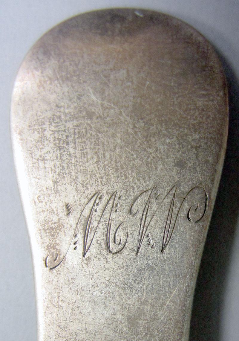 1973.0032 Dessert spoon engraving