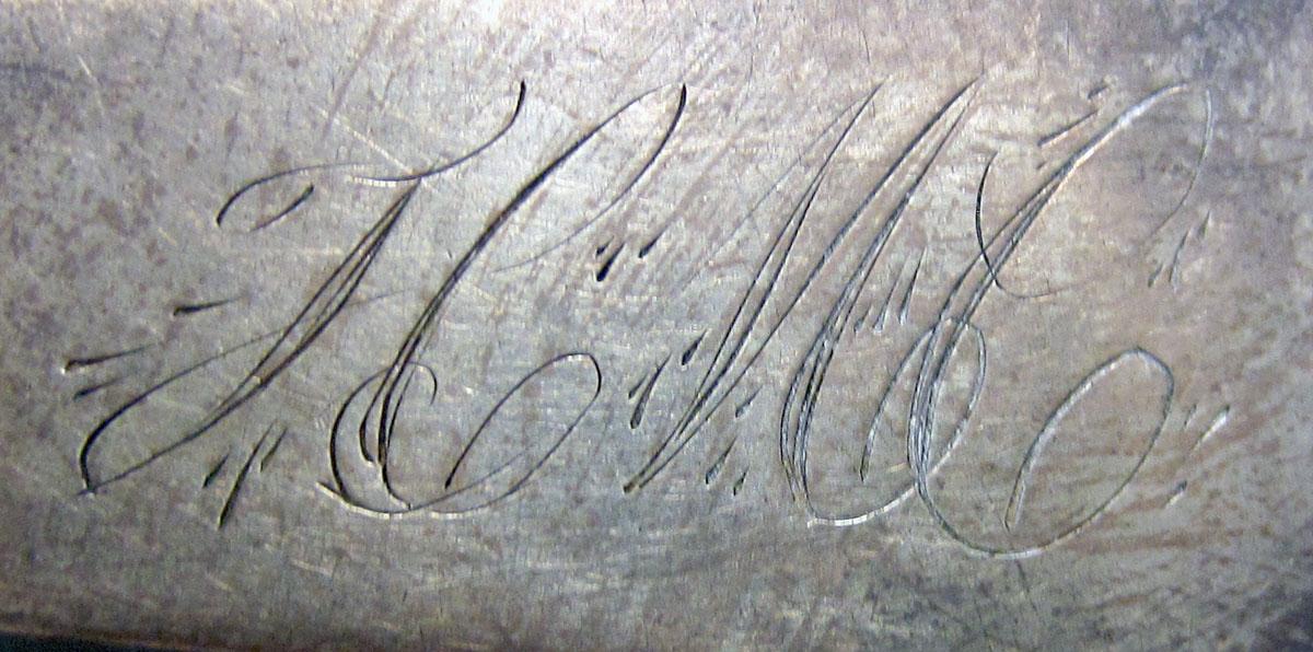 1973.0033 Teaspoon engraving