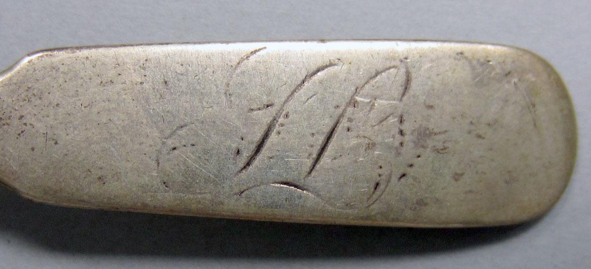 1973.0058 Salt spoon engraving