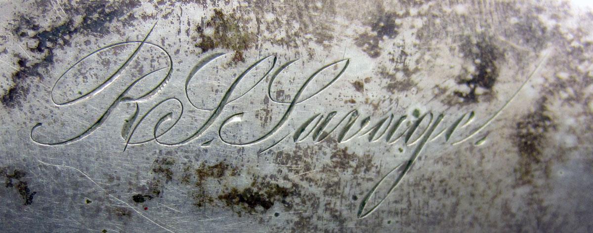1973.0059 Ladle engraving