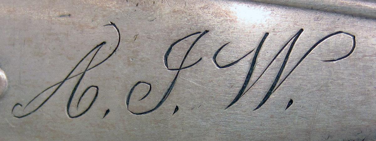 1973.0060 Ladle engraving upper surface