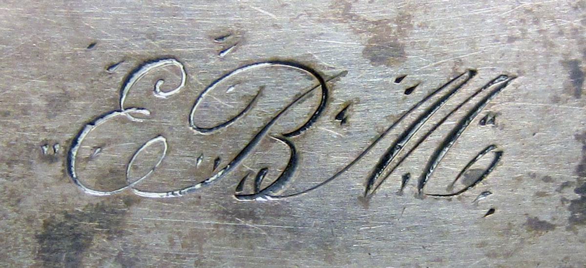 1973.0061 Salt spoon engraving