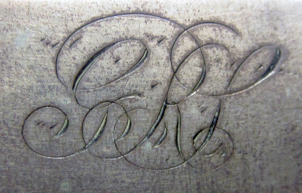 1973.0063 Teaspoon engraving