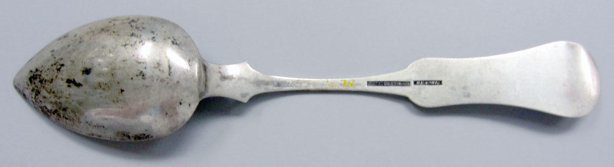 1973.0074 Tablespoon underside