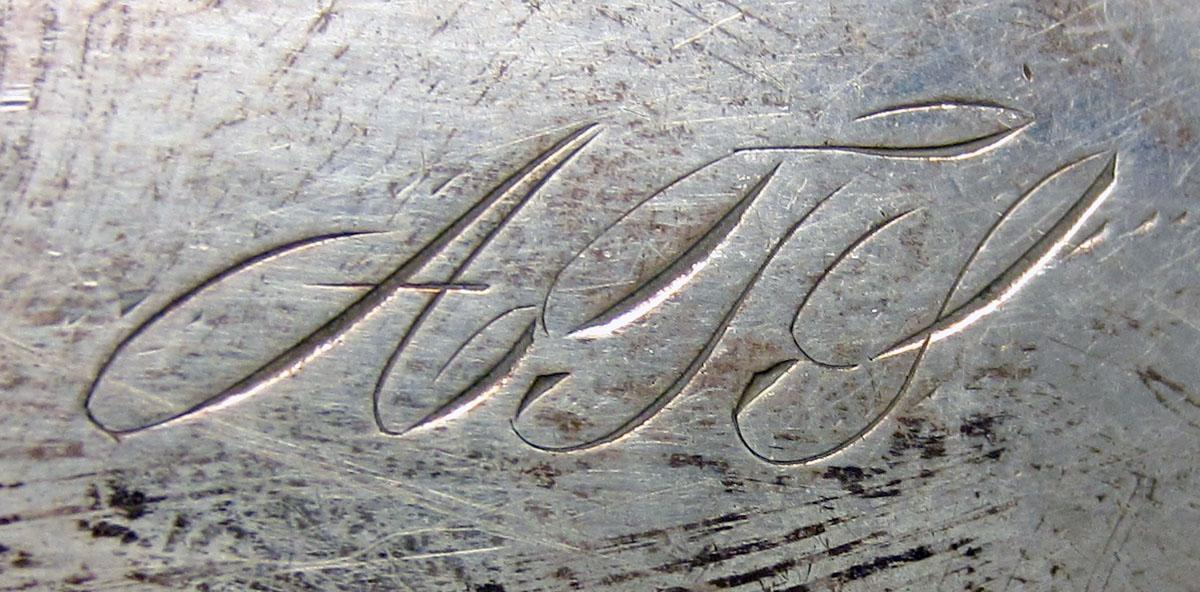 1973.0075 Tablespoon engraving