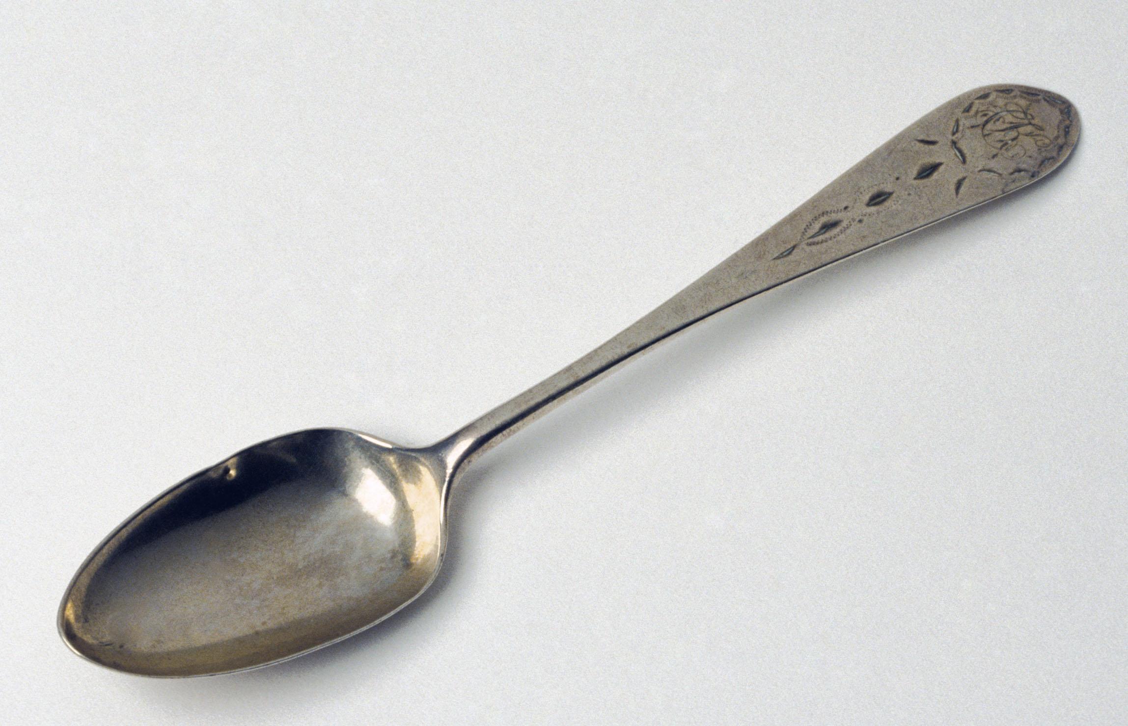 1973.0190 Spoon, Teaspoon, view 2