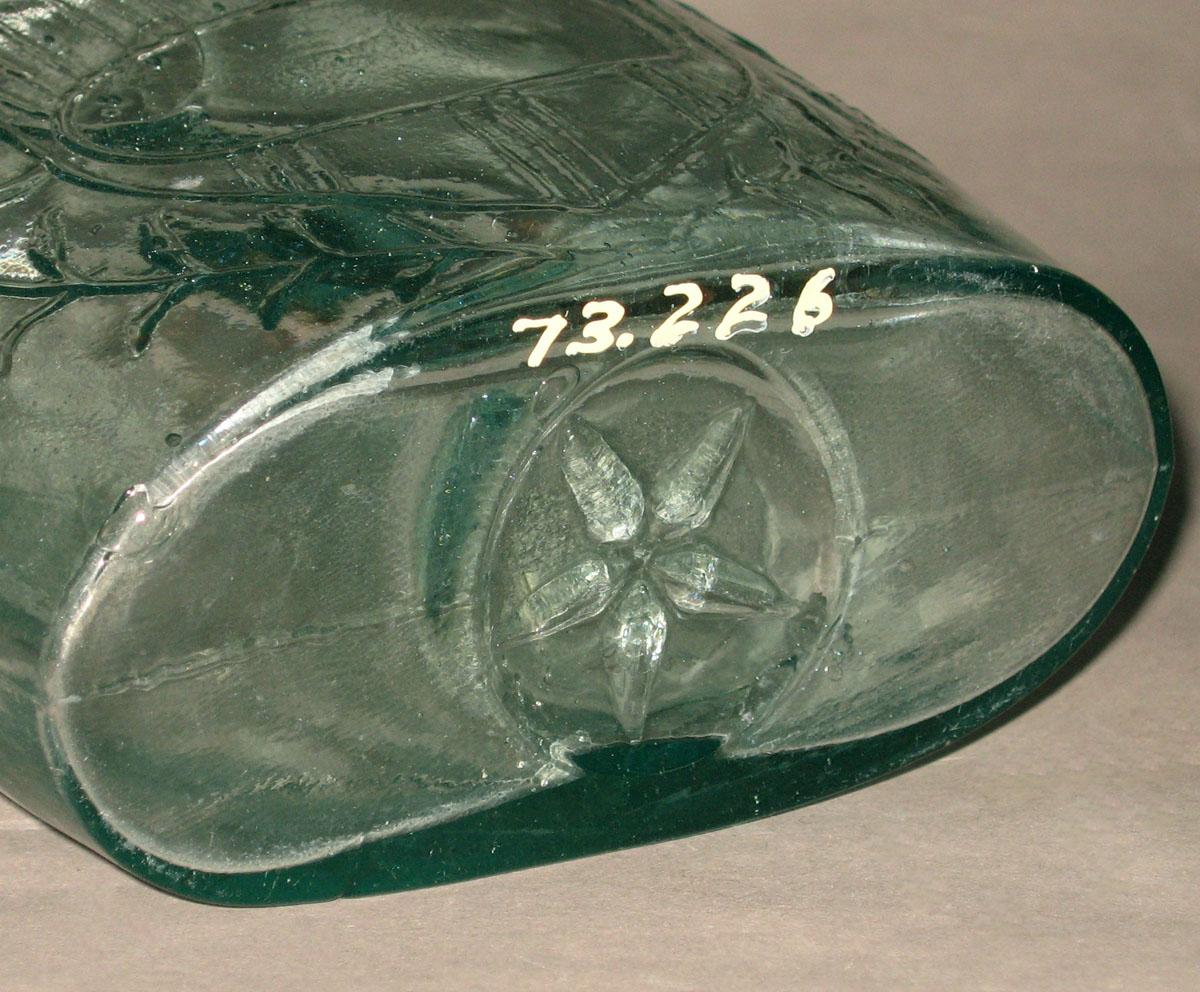 1973.0226 Glass flask (underside)
