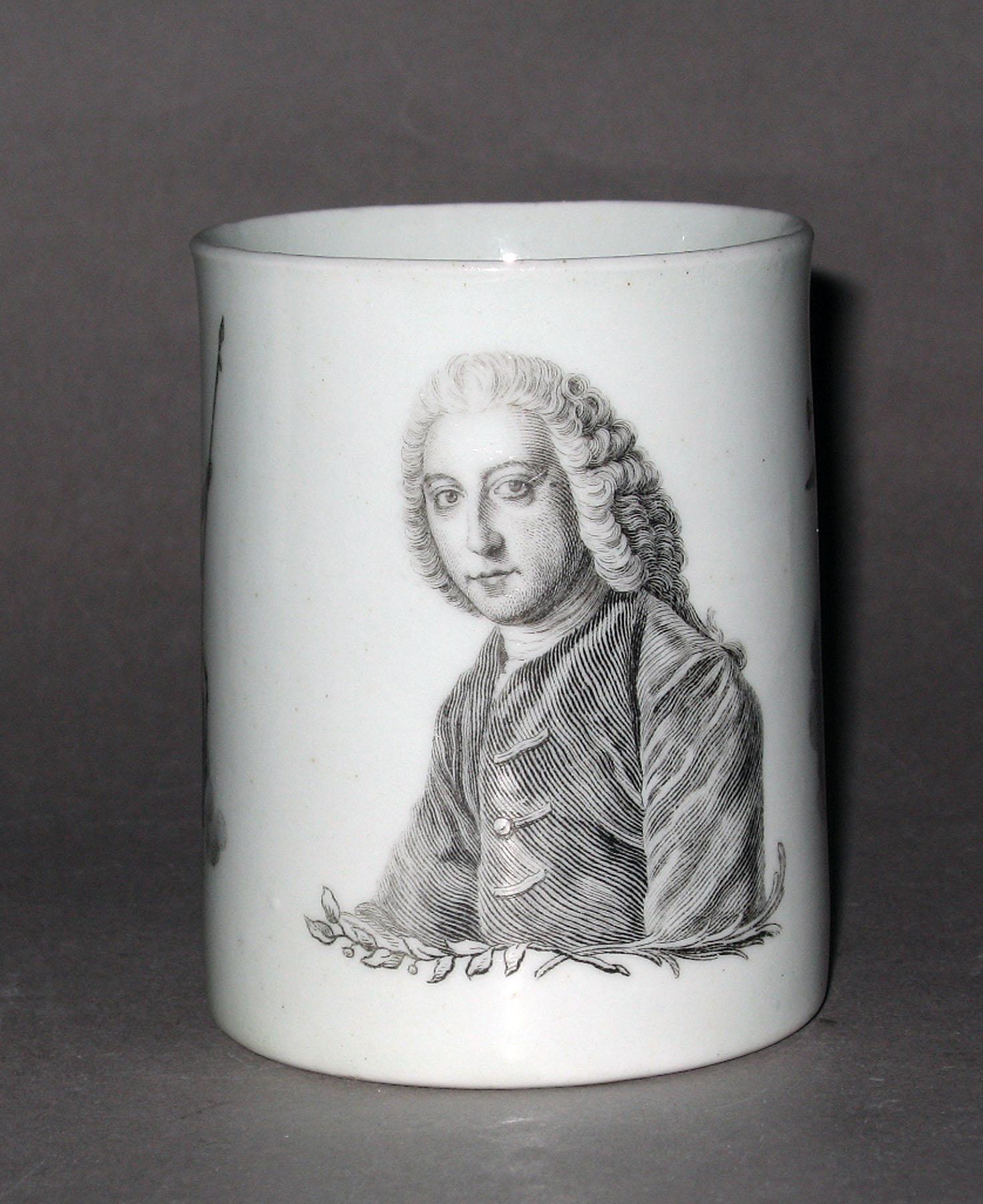 1973.0238 Soft-paste porcelain mug (front)