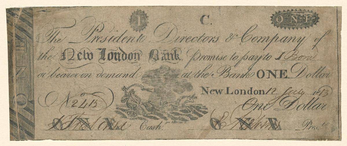 1973.0244 Bank note, face