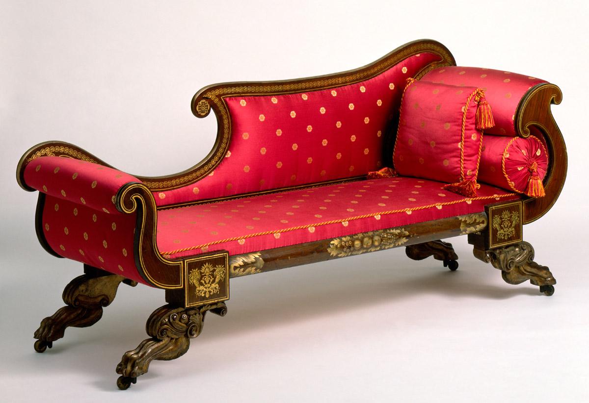 1973.0291 Couch, Grecian couch