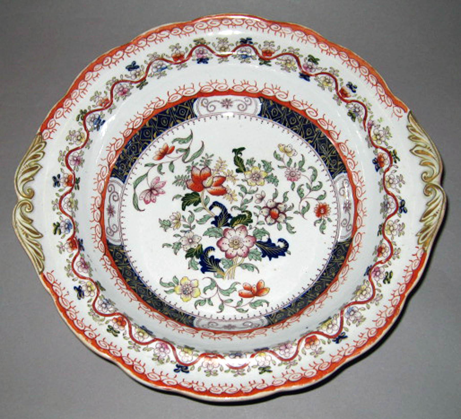 1973.0302.005 A Mason's ironstone dish (interior)