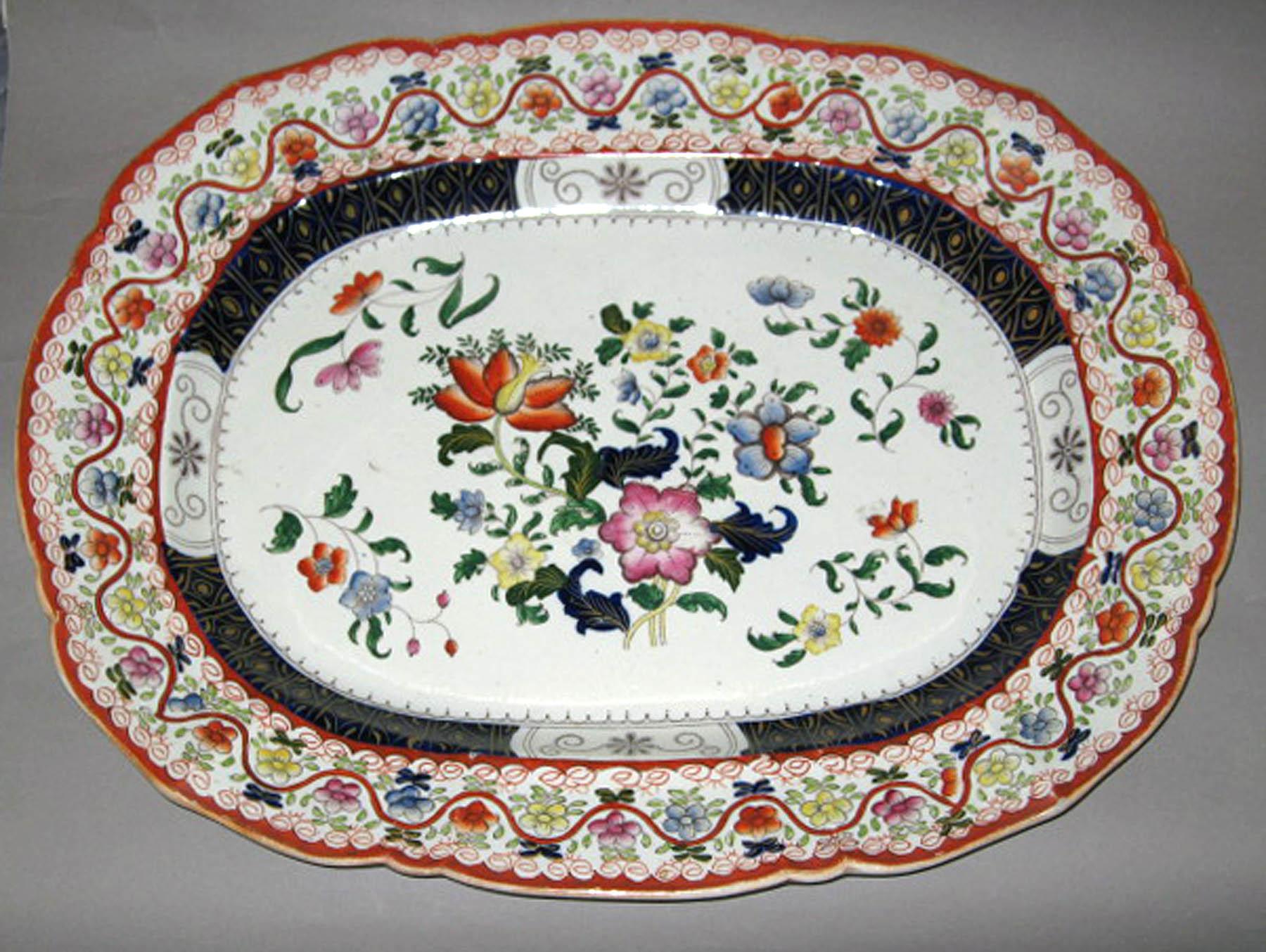1973.0302.006 Mason's ironstone platter