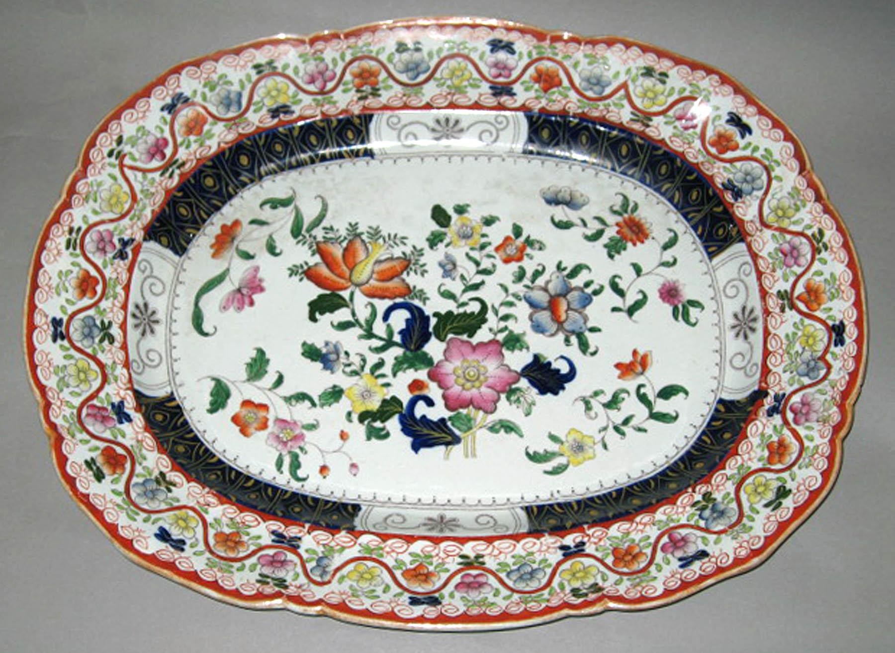 1973.0302.007 Mason's ironstone platter