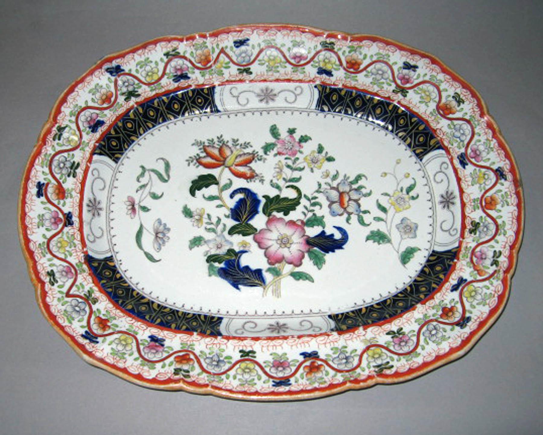 1973.0302.008 Mason's ironstone platter