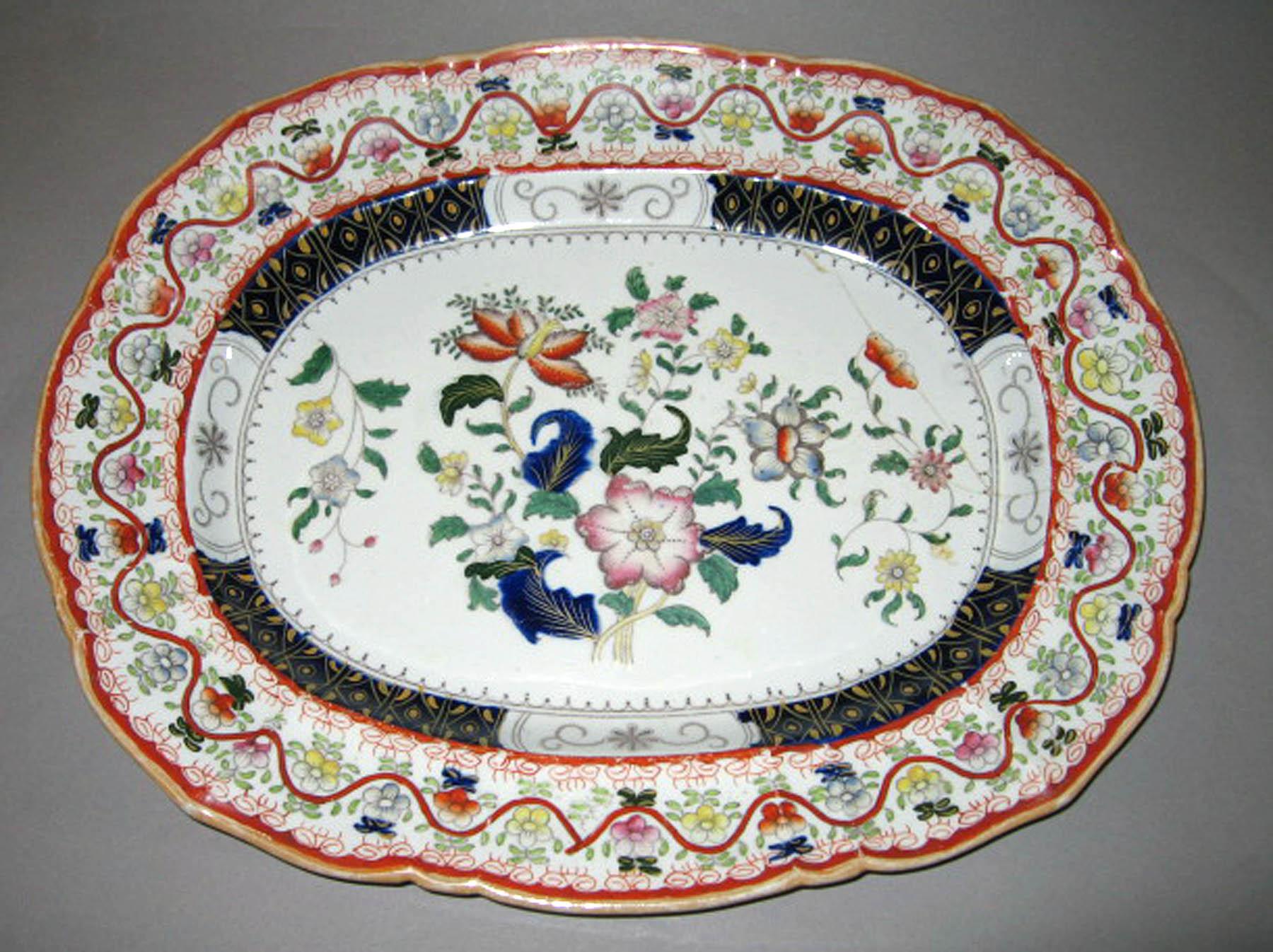 1973.0302.009 Mason's ironstone platter