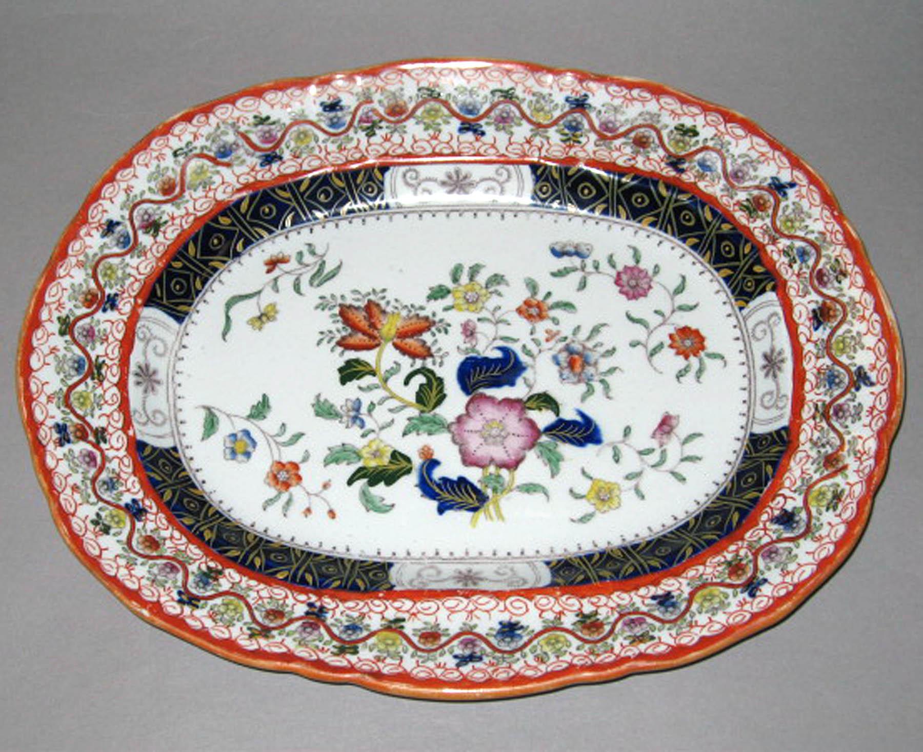 1973.0302.012 Mason's ironstone dish