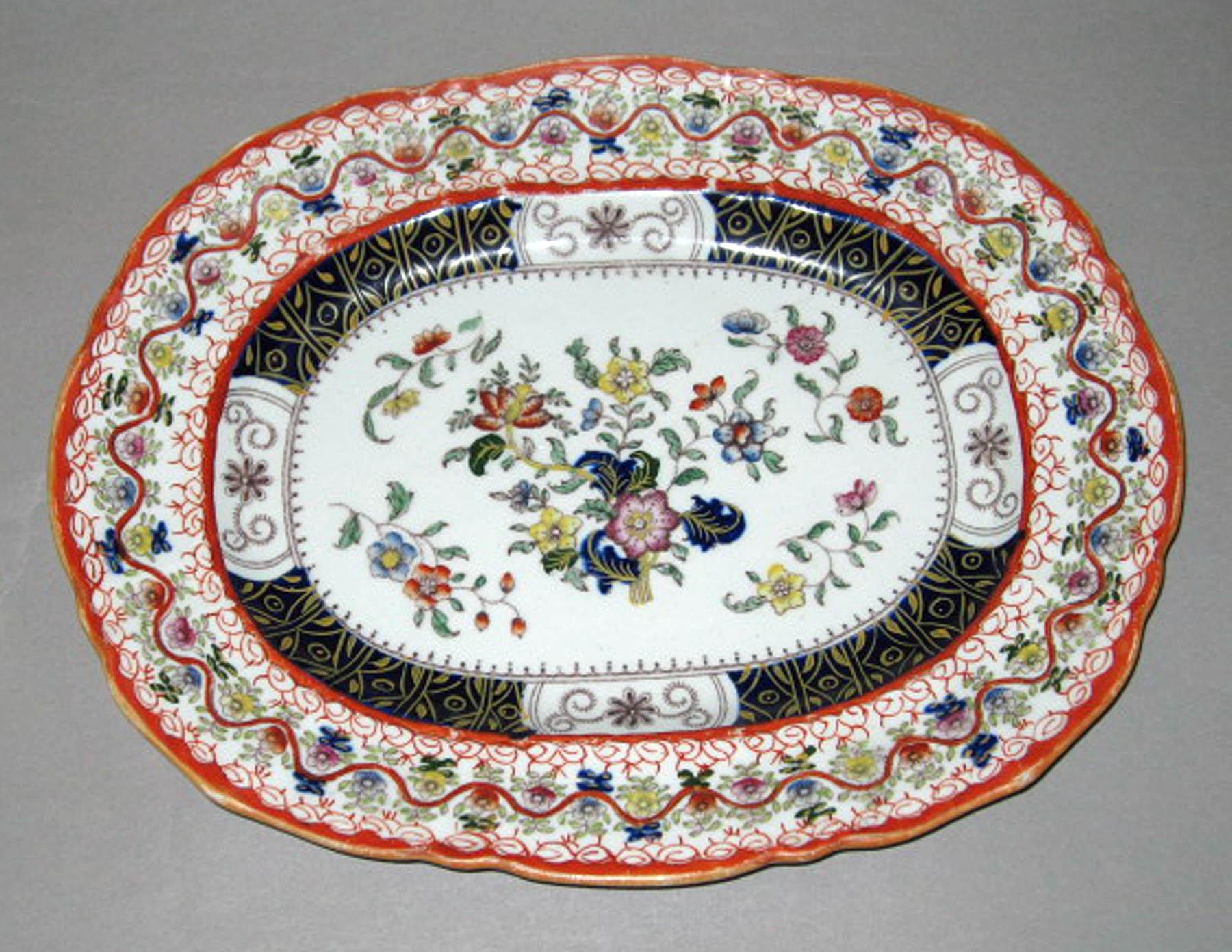 1973.0302.015 Mason's ironstone dish